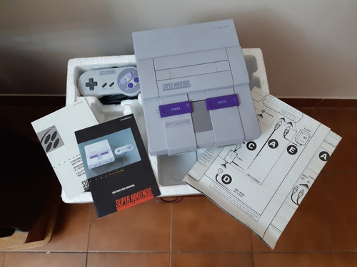 Consola Super Nintendo 16 Bits En Caja