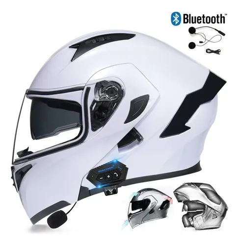 Bluetooth Integrado Universal Casco For Moto Abatible