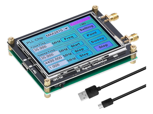 Radio Con Pantalla De Frecuencia Con Software Generador De S