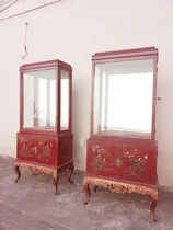 Comprar Vitrina Vitrinas Oriental Tallada Antigua C.u
