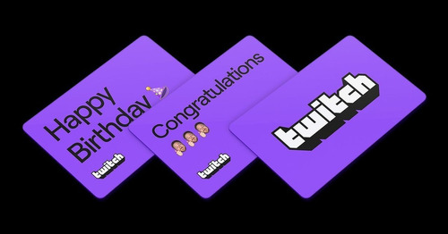 Gift Card Twitch Streaming Tarjeta De Regalo Aplicación Web