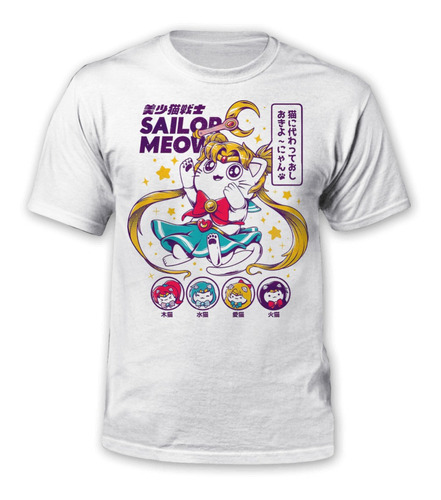 Polera Gustore De Sailor Meow