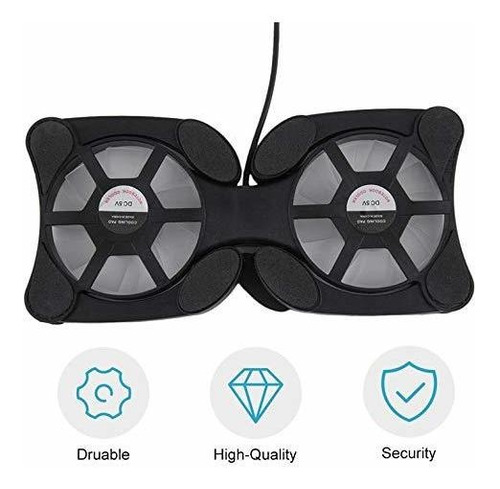 Kongqiabona Ventilador Doble Puerto Usb Para Portatil 14