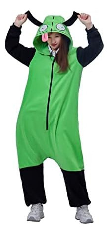 2024 Melangcos Invader Cosplay Zim Disfraz Gir Onesie