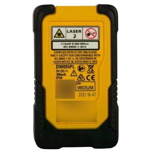 Trena A Laser Recarregável Mini 16m Dw055pl Atomic Dewalt