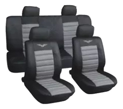 Funda Cubre Asiento Cuerina Auto Universal Completa Sport Gr