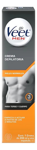 Crema Depilatoria Veet Men Torso Y Cuerpo 200ml