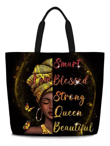 Bolsa Tote Afro-americana Para Mulheres Negras Bolsas De Om