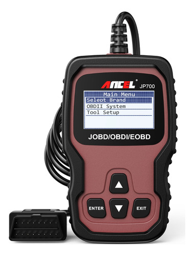  Escáner Automotriz Ancel Jp700 Jobd/eobd/obdii Lector