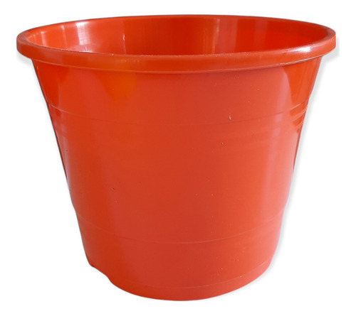 Maceta Plastico Ta Plastic Rocio N19 Color Naranja