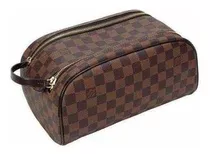 Louis Vuitton Neceser LV pm Gris Cuero ref.239370 - Joli Closet