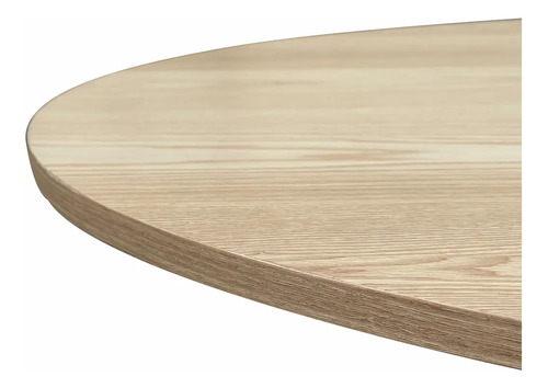 Mesa De Comedor Natural Boho Bali Redonda Fresno Y Pino