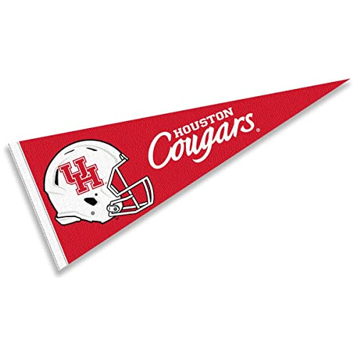 Banderín De Casco De Fútbol De Houston Cougars