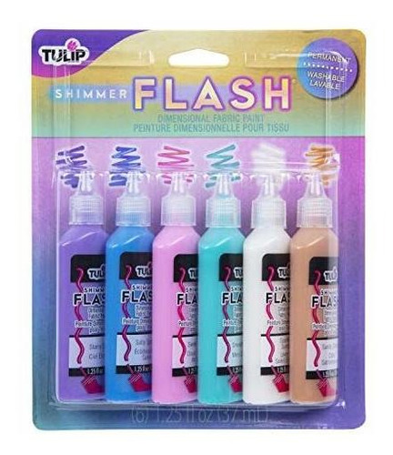 Tulip Shimmer Flash Pintura De Tela Dimensional