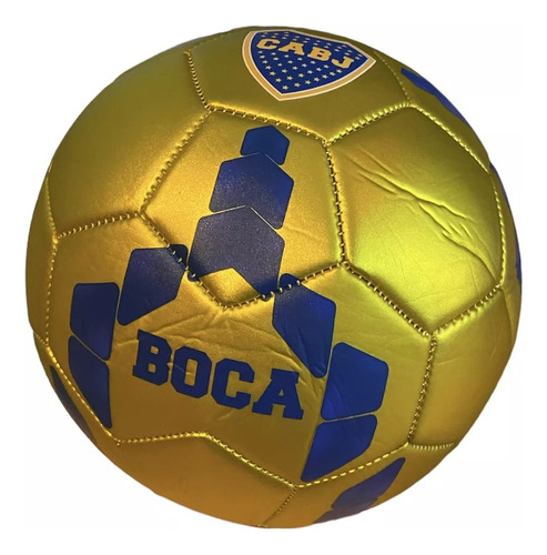 Pelota De Futbol N5 Equipo Boca Juniors Cosida Camara Sorma