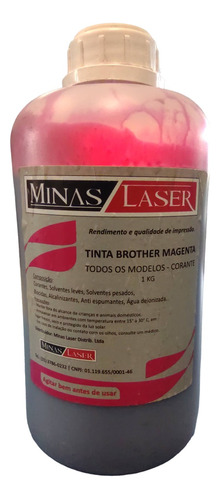 Tinta Corante Para Brother Magenta