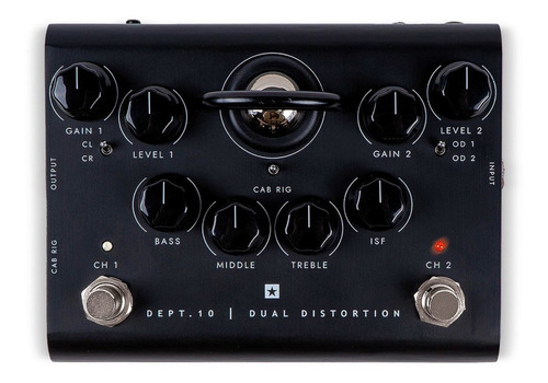 Pedal de efecto Blackstar Dept. 10 Dual Distortion  negro