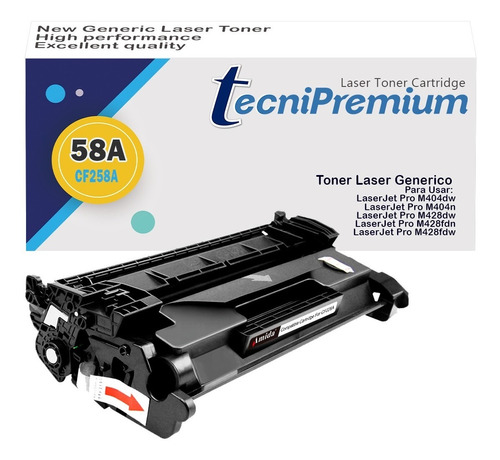 Toner Generico 58a Cf258a | Impre Pro M404dw M404n M428dw