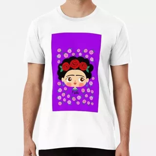 Remera Frida Kahlo - Rosas - D6 iPhone Case Copy Algodon Pre