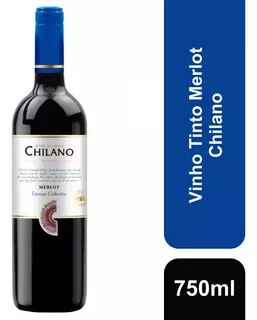 Vinho Tinto Chileno Merlot 750ml Chilano