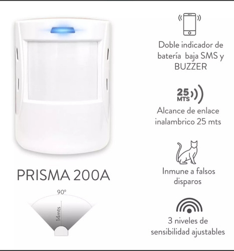 Alarma Para Casas Inalambrica Kit Hexacom Ah222 Revo