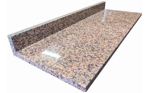 Mesada 35x95 Y Zocalo 7x95 Granito Rojo Dragon 2,5cm Espesor