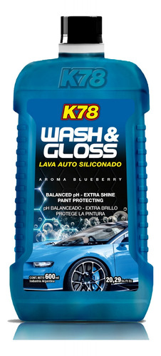 Shampoo Siliconado K78 Lava Auto Autos Maximo Brillo 500cc