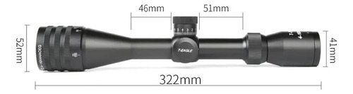 Luneta T-eagle 4-16x44 Aoe Com Mount 22mm