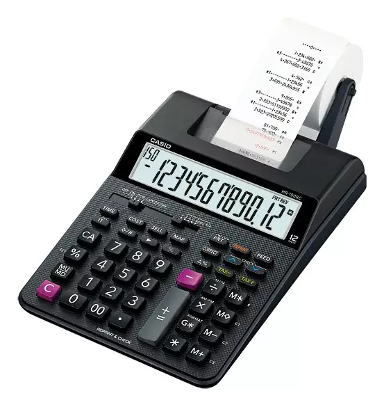 Tercera imagen para búsqueda de calculadora impresora casio hr 100