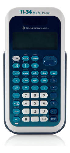 Calculadora Cientifica Ti-34 multiview 16 Digit Azul