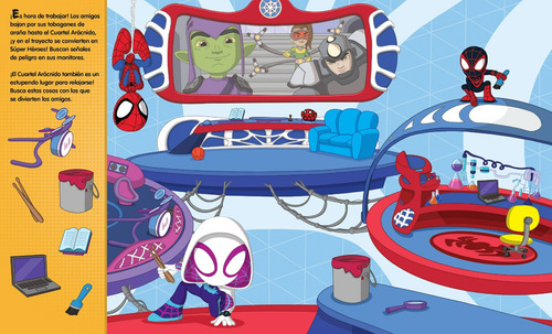 Libro Mi Primer Busca Y Encuentra Con 40 Stickers Spidey Tapa Dura 2024