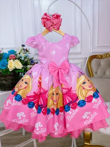 Vestido Infantil Barbie