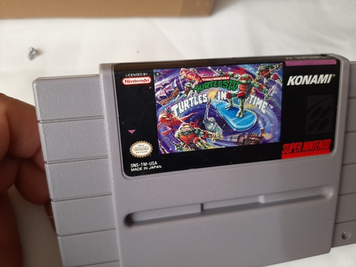 De Konami Tmnt 4,turtugas En El Tiempo,video Juego Muy Bueno (Usado)