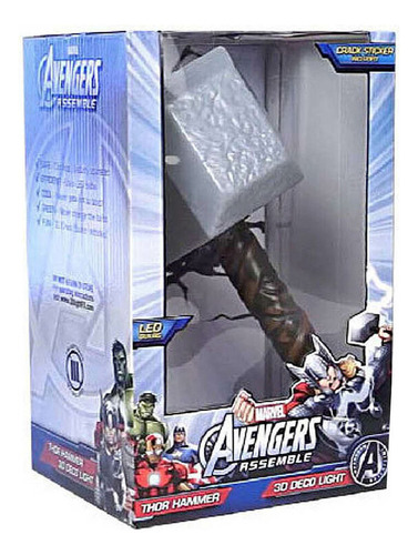 Marvel Avengers Assemble Thor Martillo Lampara (ver Descrip)