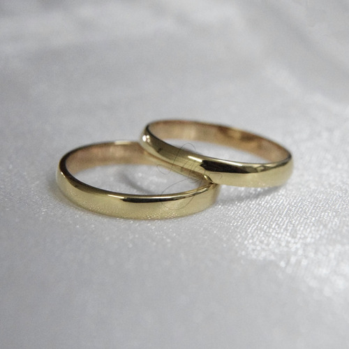1 Aliança De Moedasantiga Fina 3mm Ou 2mm Abaulada