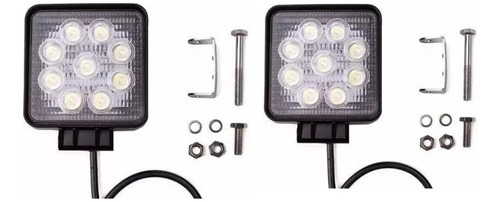 Pack 2 Foco Led Neblinero 27w Auto Camioneta