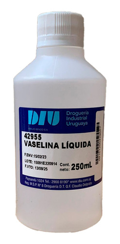 Vaselina Liquida 250cc - Diu