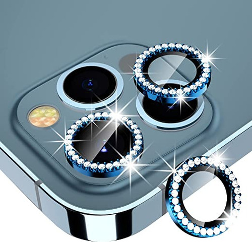 Imagen 2 de 2 de Vidrio Templado Camara Celular Diamantes Para iPhone 12 Pro