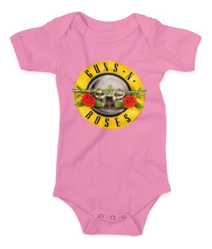 Body Bodie Guns And Roses Clasico Rock Baby Monster