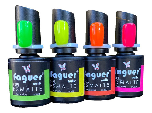 Esmalte Semipermanente Premium Neon Fluor Faguer Nails