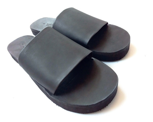 Sandalias Cuero Comfortslide Hombre Artesanal Tierra Adentro