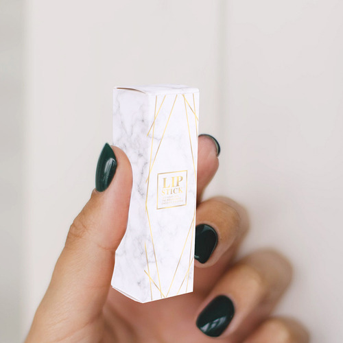 Caja De Embalaje De Lápices Labiales Crystal, 50 Unidades