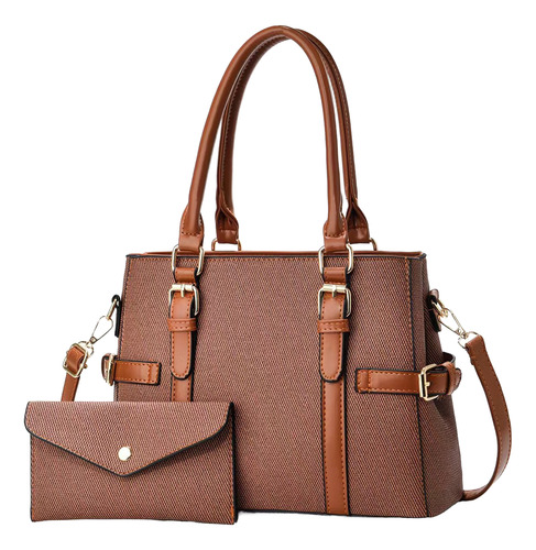 Set 2 Bolsas Mujer Bandolera Cartera Moda Casual Crossbody