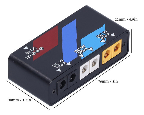 Pedal Power Supply, Tabla De Efectos Corta Para Guitarra Elé