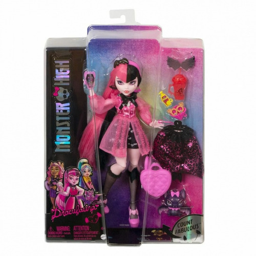  Monster High Muñeca 2022 Draculaura 3g 