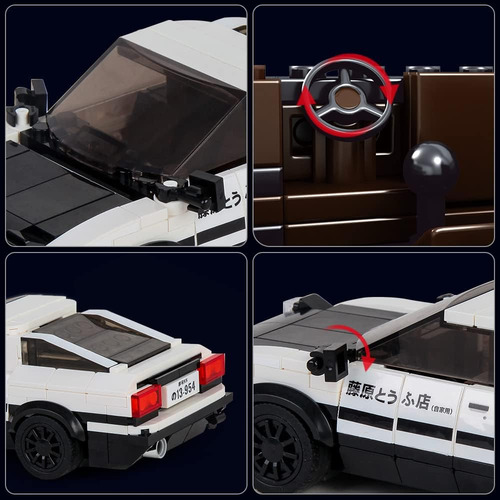 Mould King Ae86 Initial D Juego De Construcción De...