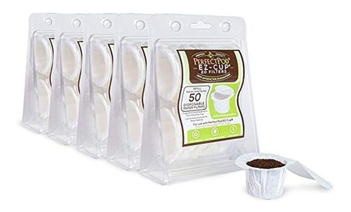 Filtros Ezcup De Perfect Pod 5 Pack 250 Filtros Papel Kcup F