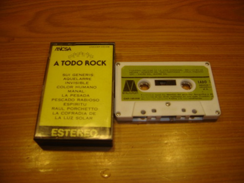 A Todo Rock Cassette Micsa Aquelarre Manal La Pesada Rock
