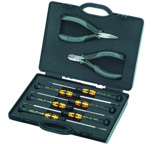Set Destorn. / Alicates Precision 8pzs. (002018esd), Knipex