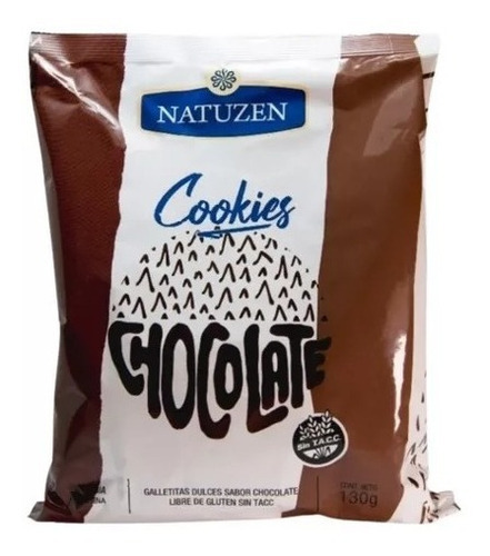 Galletitas Dulces Cookies Chocolate Sin Tacc Natuzen 130g